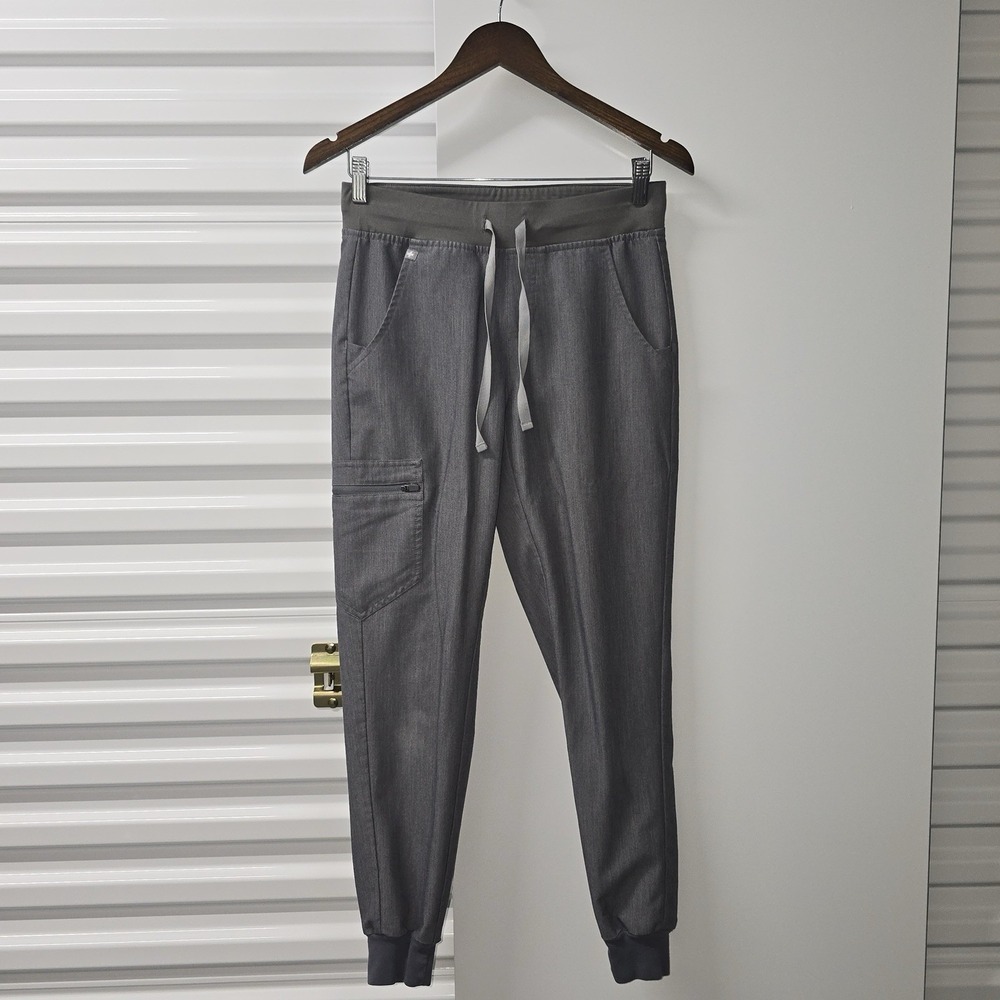 FIGS Womens XS Gray Cargo Jogger Scrub Pants Technical Collection W18SW2005